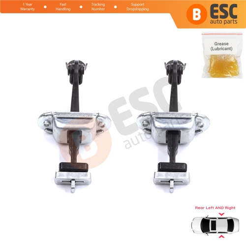 2 Pieces Rear Door Stop Check Assy Limiter Strap for Honda Civic MK8 VIII 2005-2013 HB FN FK Sedan FD FA 72340SNLT01