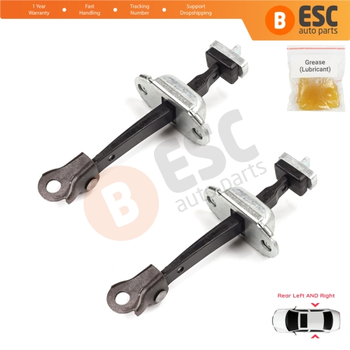 2 Pieces Rear Door Stop Check Assy Limiter Strap for Honda Civic MK8 VIII 2005-2013 HB FN FK Sedan FD FA 72340SNLT01