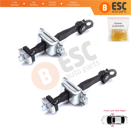 2 Pieces Front Door Stop Check Assy Limiter Strap for Honda Civic MK9 IX 2011-2016 HB Tourer FK Sedan FB FG 72380TV0E01