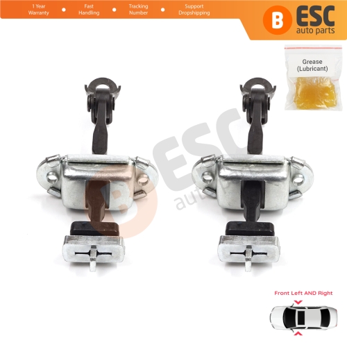 2 Pieces Front Door Stop Check Assy Limiter Strap for Honda Civic MK9 IX 2011-2016 HB Tourer FK Sedan FB FG 72380TV0E01
