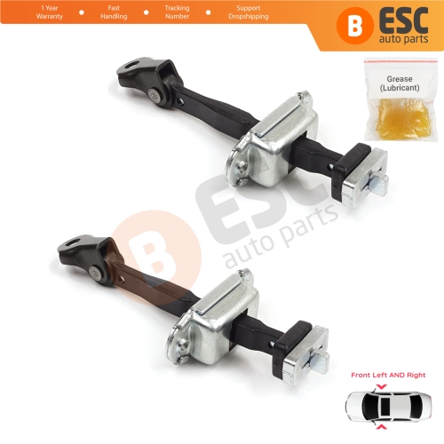 2 Pieces Front Door Stop Check Assy Limiter Strap for Honda Civic MK9 IX 2011-2016 HB Tourer FK Sedan FB FG 72380TV0E01