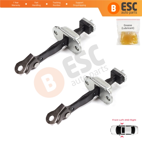 2 Pieces Front Door Stop Check Assy Limiter Strap for Honda Civic MK9 IX 2011-2016 HB Tourer FK Sedan FB FG 72380TV0E01