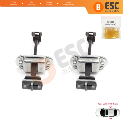 2 Pieces Rear Door Stop Check Assy Limiter Strap for Honda Civic MK9 IX 2011-2016 HB Tourer FK Sedan FB FG 72840TV0E01
