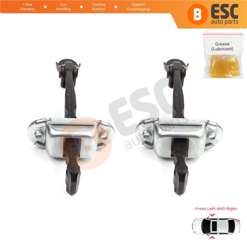 2 Pieces Front Door Stop Check Assy Limiter Strap for Honda Civic MK10 X 2016-2021 Insight MK3 III ZE4 72380TBAA01