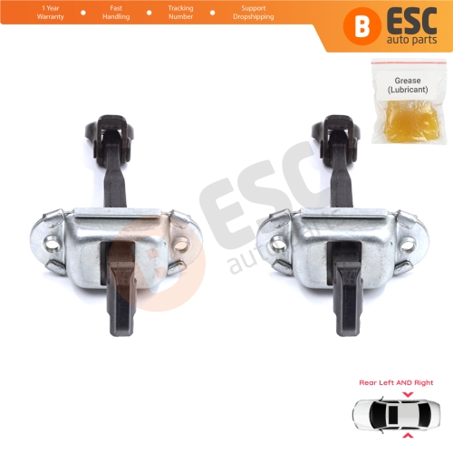 2 Pieces Rear Door Stop Check Assy Limiter Strap for Honda Civic MK10 X 2016-2021 Insight MK3 III ZE4 72840TBAA01