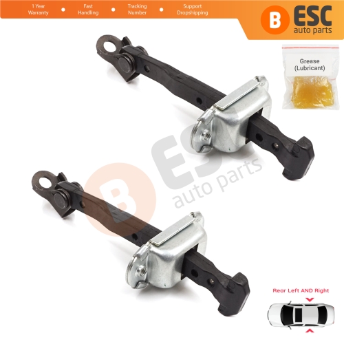2 Pieces Rear Door Stop Check Assy Limiter Strap for Honda Civic MK10 X 2016-2021 Insight MK3 III ZE4 72840TBAA01