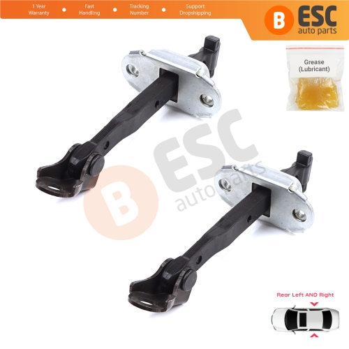 2 Pieces Rear Door Stop Check Assy Limiter Strap for Honda Civic MK10 X 2016-2021 Insight MK3 III ZE4 72840TBAA01