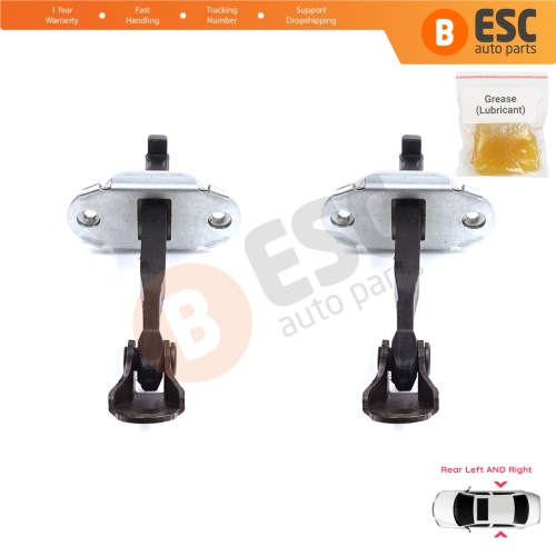 2 Pieces Rear Door Stop Check Assy Limiter Strap for Honda Civic MK10 X 2016-2021 Insight MK3 III ZE4 72840TBAA01