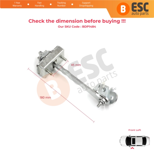 Front Left Door Stop Check Assy Limiter Strap for Mercedes Sprinter W901 W902 W903 W904 W905 VW LT MK2 1996-2006 A9017200716