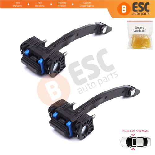 2 Pieces Front Door Stop Check Assy Limiter Strap for Mercedes Sprinter MK3 III 907 910 VS30 2018-On A9107201700