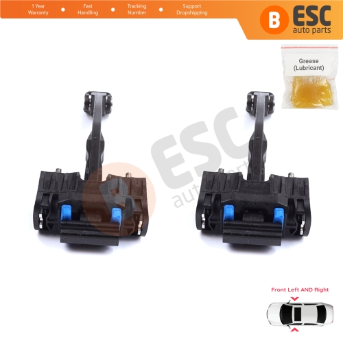 2 Pieces Front Door Stop Check Assy Limiter Strap for Mercedes Sprinter MK3 III 907 910 VS30 2018-On A9107201700