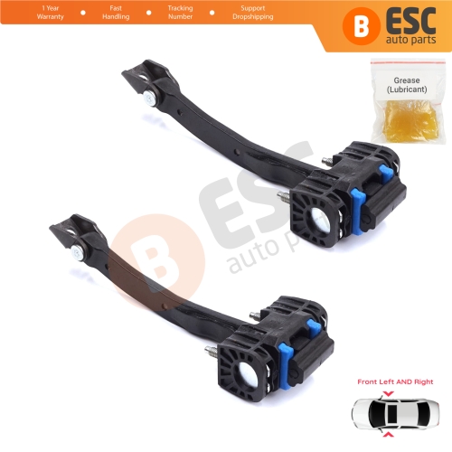 2 Pieces Front Door Stop Check Assy Limiter Strap for Mercedes Sprinter MK3 III 907 910 VS30 2018-On A9107201700