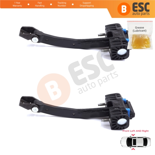 2 Pieces Front Door Stop Check Assy Limiter Strap for Mercedes Sprinter MK3 III 907 910 VS30 2018-On A9107201700