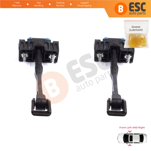 2 Pieces Front Door Stop Check Assy Limiter Strap for Mercedes Sprinter MK3 III 907 910 VS30 2018-On A9107201700