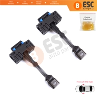2 Pieces Front Door Stop Check Assy Limiter Strap for Audi A1 8X 8X1 8XK 8XA 8XF 2010-2019 Hatchback Sportback 8X3837249