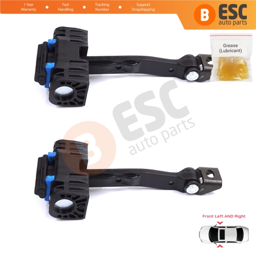 2 Pieces Front Door Stop Check Assy Limiter Strap for Audi A1 8X 8X1 8XK 8XA 8XF 2010-2019 Hatchback Sportback 8X3837249