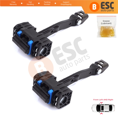 2 Pieces Front Door Stop Check Assy Limiter Strap for Audi A1 8X 8X1 8XK 8XA 8XF 2010-2019 Hatchback Sportback 8X3837249