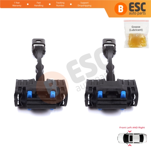 2 Pieces Front Door Stop Check Assy Limiter Strap for Audi A1 8X 8X1 8XK 8XA 8XF 2010-2019 Hatchback Sportback 8X3837249