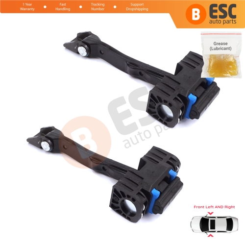 2 Pieces Front Door Stop Check Assy Limiter Strap for Audi A1 8X 8X1 8XK 8XA 8XF 2010-2019 Hatchback Sportback 8X3837249