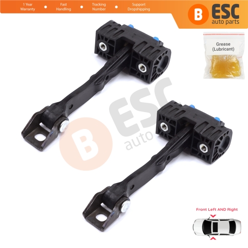 2 Pieces Front Door Stop Check Assy Limiter Strap for Audi A1 8X 8X1 8XK 8XA 8XF 2010-2019 Hatchback Sportback 8X3837249