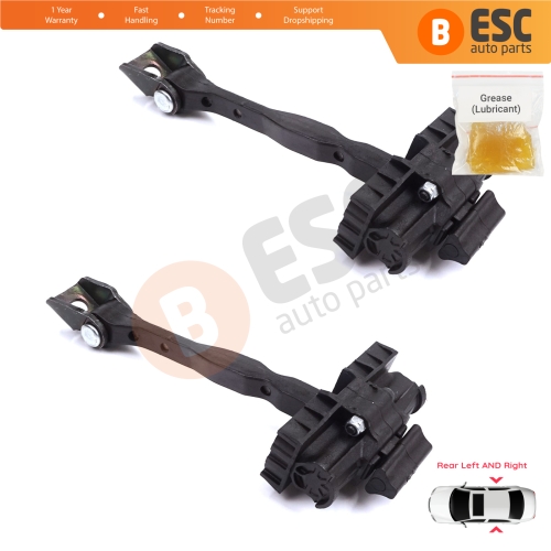 2 Pieces Rear Door Stop Check Assy Limiter Strap for Audi A1 8X 8X1 8XK 8XA 8XF 2010-2019 Hatchback Sportback 8X4839249C