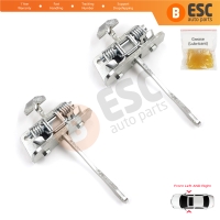 2 Pieces Front Door Stop Check Assy Limiter Strap for Audi A2 8Z0 2000-2005 8Z0837249