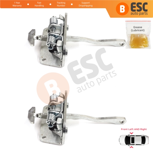 2 Pieces Front Door Stop Check Assy Limiter Strap for Audi A2 8Z0 2000-2005 8Z0837249