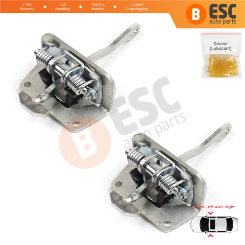 2 Pieces Front Door Stop Check Assy Limiter Strap for Audi A2 8Z0 2000-2005 8Z0837249