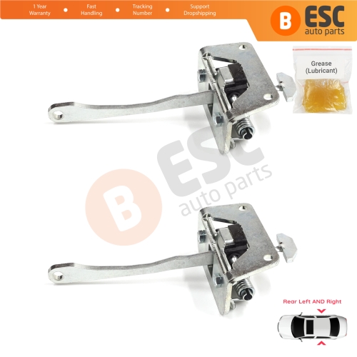 2 Pieces Rear Door Stop Check Assy Limiter Strap for Audi A2 8Z0 2000-2005 8Z0839249