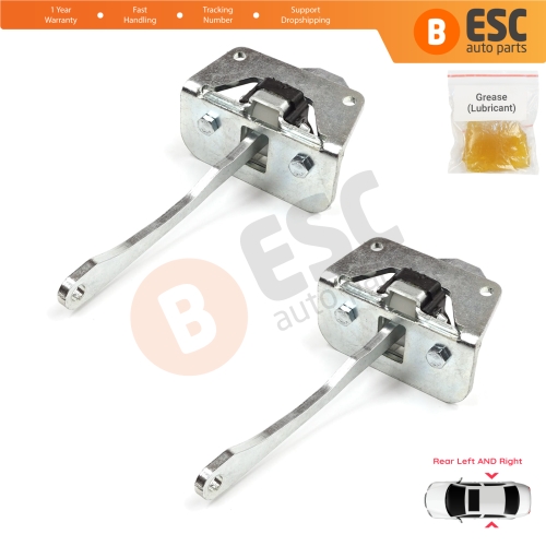 2 Pieces Rear Door Stop Check Assy Limiter Strap for Audi A2 8Z0 2000-2005 8Z0839249
