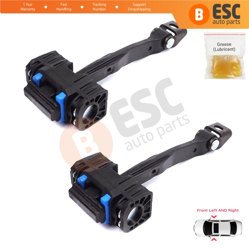 2 Pieces Front Door Stop Check Assy Limiter Strap for Audi A3 MK3 8V 8VA 8VF 2012- 2021 5-Door Sportback S3 RS3 8V4837249A