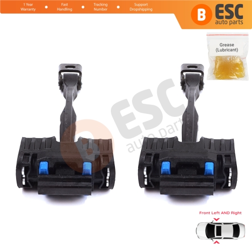 2 Pieces Front Door Stop Check Assy Limiter Strap for Audi A3 MK3 8V 8VA 8VF 2012- 2021 5-Door Sportback S3 RS3 8V4837249A