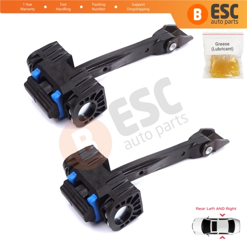 2 Pieces Rear Door Stop Check Assy Limiter Strap for Audi A3 MK3 8V 8VA 8VF 2012- 2021 5-Door Sportback S3 RS3 8V4839249A