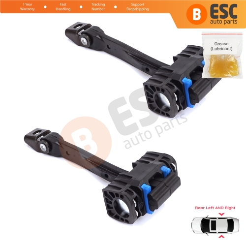 2 Pieces Rear Door Stop Check Assy Limiter Strap for Audi A3 MK3 8V 8VA 8VF 2012- 2021 5-Door Sportback S3 RS3 8V4839249A