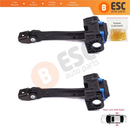 2 Pieces Rear Door Stop Check Assy Limiter Strap for Audi A3 MK3 8V 8VA 8VF 2012- 2021 5-Door Sportback S3 RS3 8V4839249A
