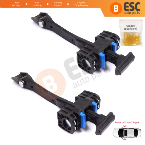 2 Pieces Front Door Stop Check Assy Limiter Strap for Audi A4 S4 RS4 B8 8K 8K2 8K5 8KH 2007-2016 8K0837249D