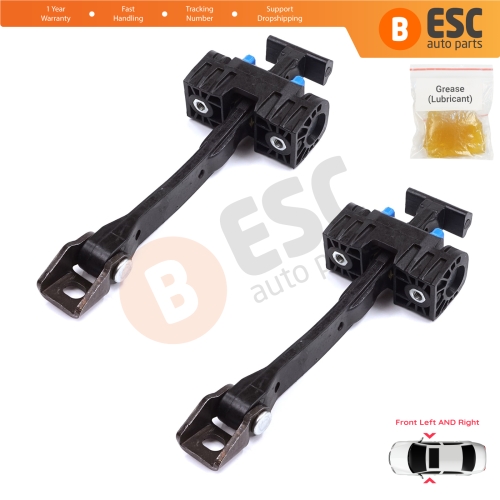 2 Pieces Front Door Stop Check Assy Limiter Strap for Audi A4 S4 RS4 B8 8K 8K2 8K5 8KH 2007-2016 8K0837249D