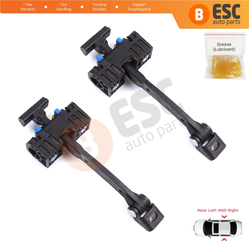 2 Pieces Rear Door Stop Check Assy Limiter Strap for Audi A4 S4 RS4 B8 8K 8K2 8K5 8KH 2007-2016 8K0839249D