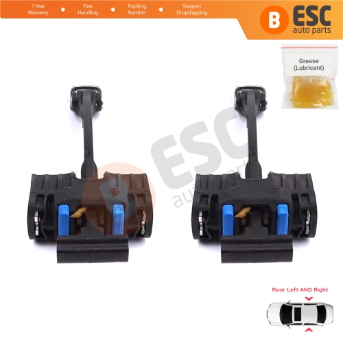 2 Pieces Rear Door Stop Check Assy Limiter Strap for Audi A4 S4 RS4 B8 8K 8K2 8K5 8KH 2007-2016 8K0839249D