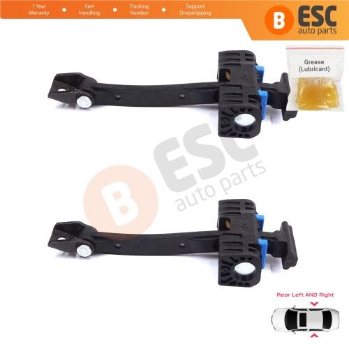 2 Pieces Rear Door Stop Check Assy Limiter Strap for Audi A4 S4 RS4 B8 8K 8K2 8K5 8KH 2007-2016 8K0839249D