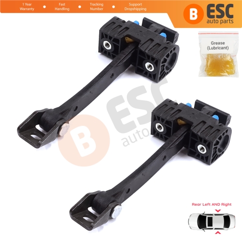 2 Pieces Rear Door Stop Check Assy Limiter Strap for Audi A4 S4 RS4 B8 8K 8K2 8K5 8KH 2007-2016 8K0839249D