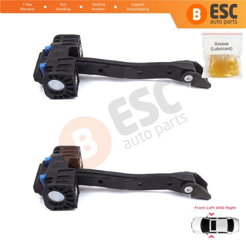 2 Pieces Front Door Stop Check Assy Limiter Strap for Audi A4 S4 B9 8W 8WH 8W5 8WD 8WJ 8W2 8WC 2015-On 8W0837249