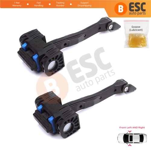 2 Pieces Front Door Stop Check Assy Limiter Strap for Audi A4 S4 B9 8W 8WH 8W5 8WD 8WJ 8W2 8WC 2015-On 8W0837249