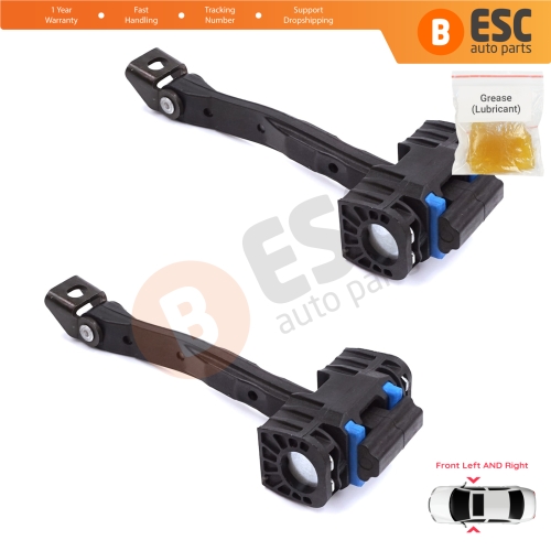 2 Pieces Front Door Stop Check Assy Limiter Strap for Audi A4 S4 B9 8W 8WH 8W5 8WD 8WJ 8W2 8WC 2015-On 8W0837249
