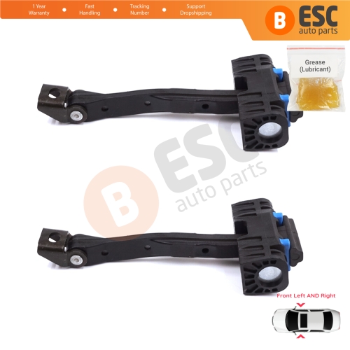 2 Pieces Front Door Stop Check Assy Limiter Strap for Audi A4 S4 B9 8W 8WH 8W5 8WD 8WJ 8W2 8WC 2015-On 8W0837249