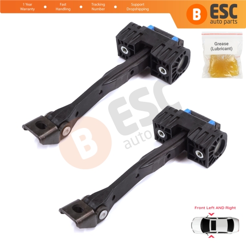2 Pieces Front Door Stop Check Assy Limiter Strap for Audi A4 S4 B9 8W 8WH 8W5 8WD 8WJ 8W2 8WC 2015-On 8W0837249