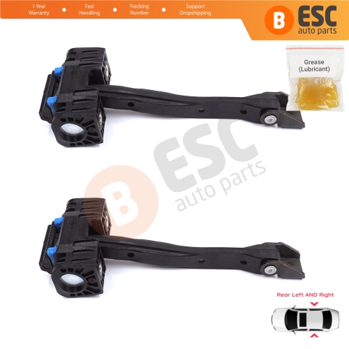2 Pieces Rear Door Stop Check Assy Limiter Strap for Audi A4 S4 B9 8W 8WH 8W5 8WD 8WJ 8W2 8WC 2015-On 8W0839249