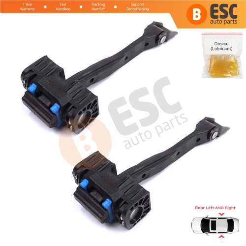 2 Pieces Rear Door Stop Check Assy Limiter Strap for Audi A4 S4 B9 8W 8WH 8W5 8WD 8WJ 8W2 8WC 2015-On 8W0839249