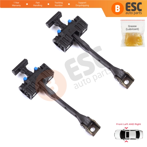 2 Pieces Front Door Stop Check Assy Limiter Strap for Audi A5 S5 8T B8 Sportback 8TA 2007-2017 8T8837249C