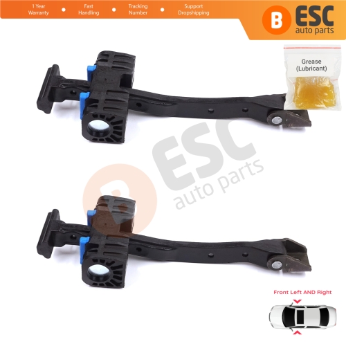 2 Pieces Front Door Stop Check Assy Limiter Strap for Audi A5 S5 8T B8 Sportback 8TA 2007-2017 8T8837249C